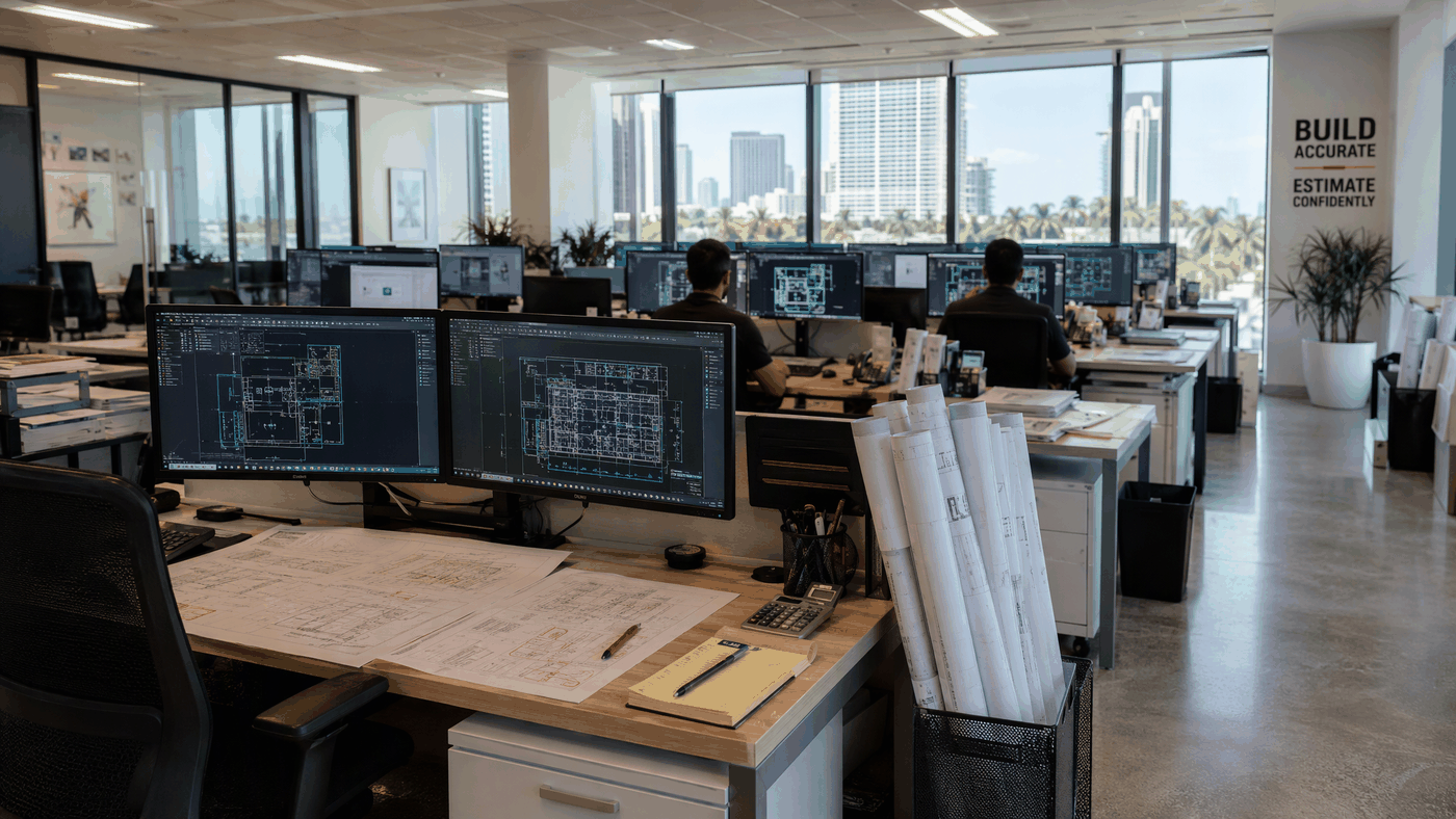 Office workspace imagery